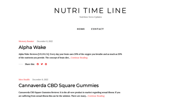 nutritimeline.com