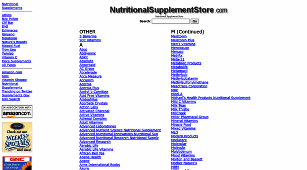 nutritionalsupplementstore.com