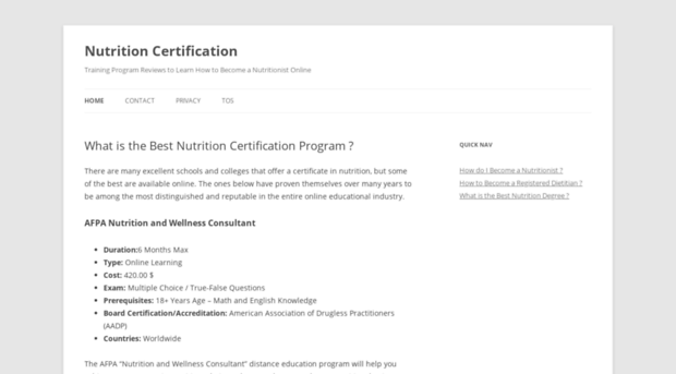 nutritioncertification.net