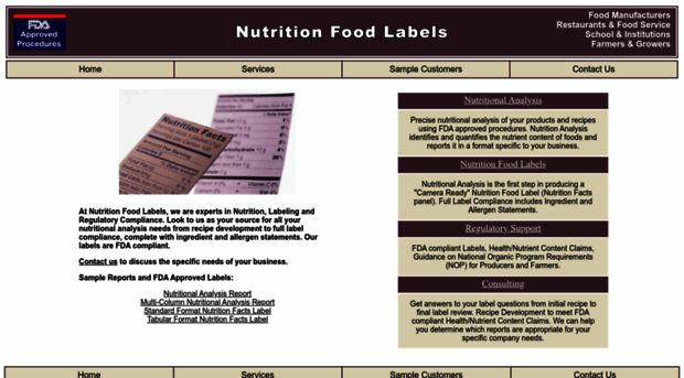 nutritionfoodlabels.com
