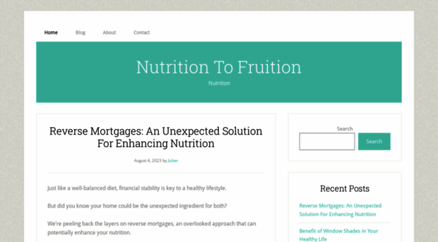 nutritiontofruition.com