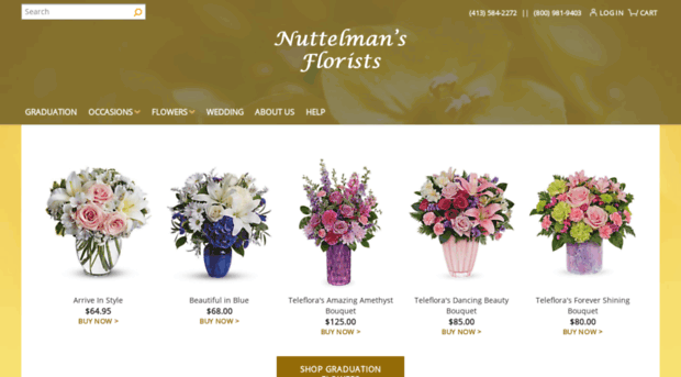 nuttelmansflorist.net