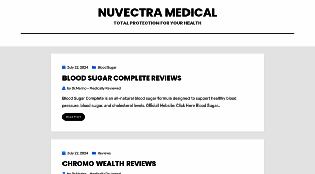 nuvectramedical.com