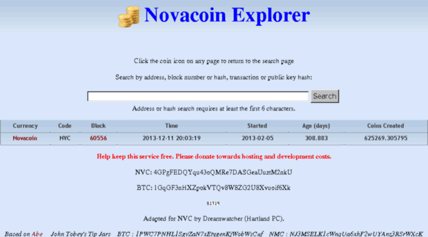 nvc.cryptocoinexplorer.com