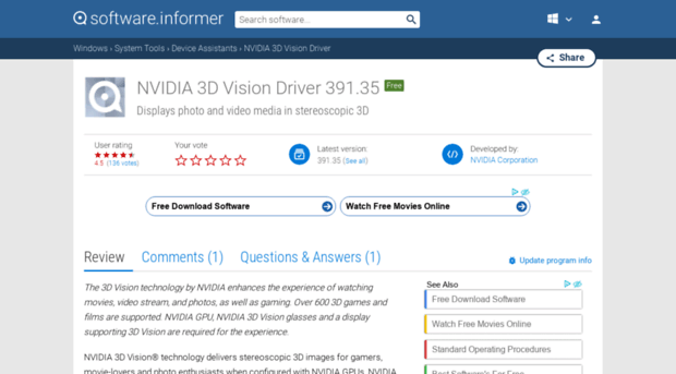 nvidia-3d-vision-driver.software.informer.com