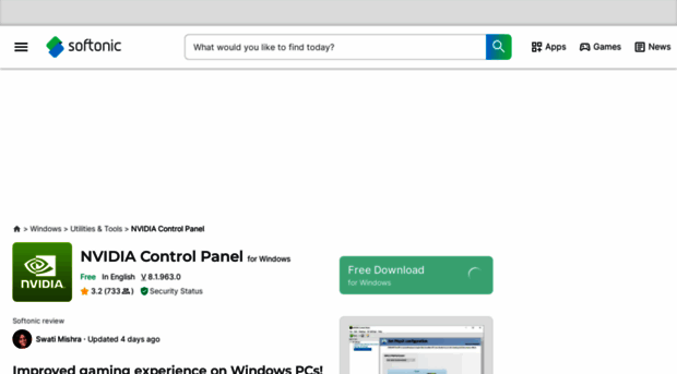 nvidia-control-panel.en.softonic.com