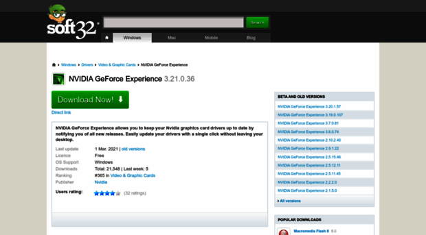 nvidia-geforce-experience.soft32.com