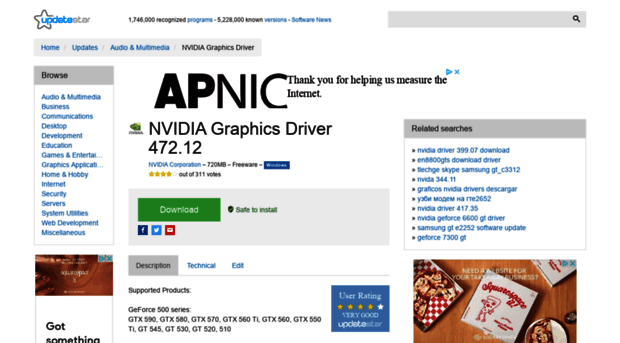 nvidia-graphics-driver.updatestar.com