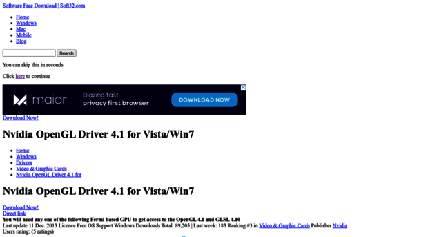 nvidia-opengl-driver-4-1-for.soft32.com