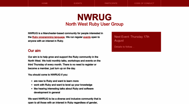 nwrug.org