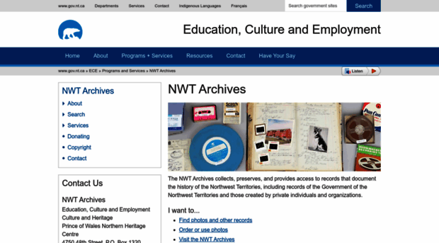 nwtarchives.ca