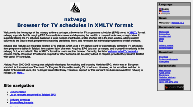 nxtvepg.sourceforge.net