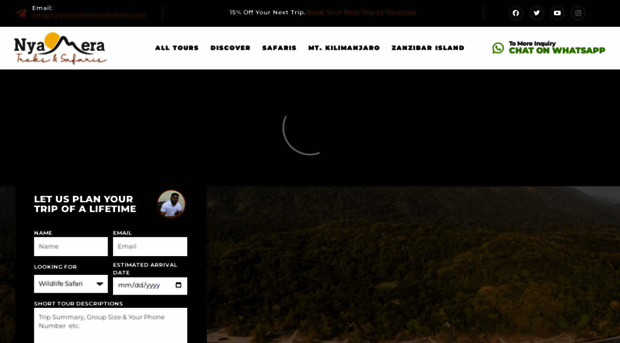nyameratreksandsafaris.com