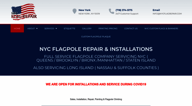 nycflagrepair.com