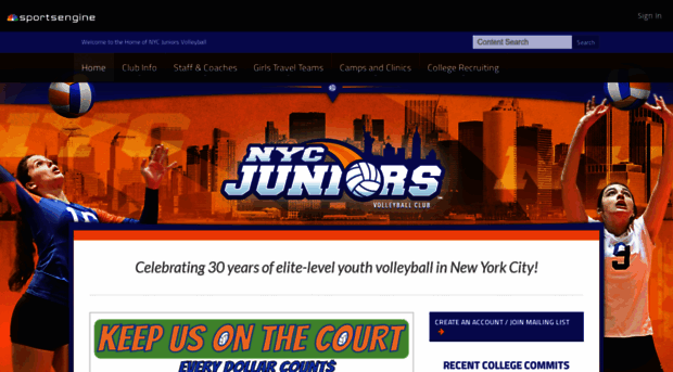 nycjuniorvolleyball.org