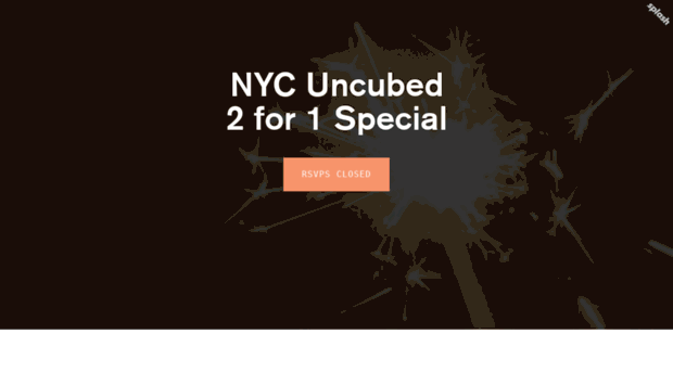 nycuncubed2for1.splashthat.com