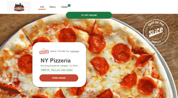 nypizzeriamenu.com