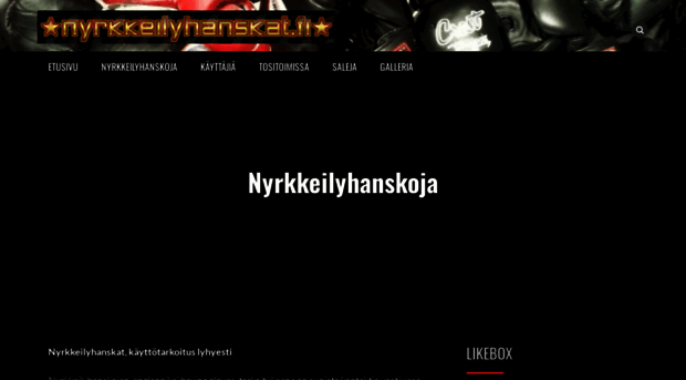 nyrkkeilyhanskat.fi