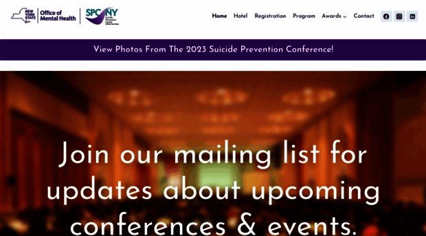 nyssuicidepreventionconference.org