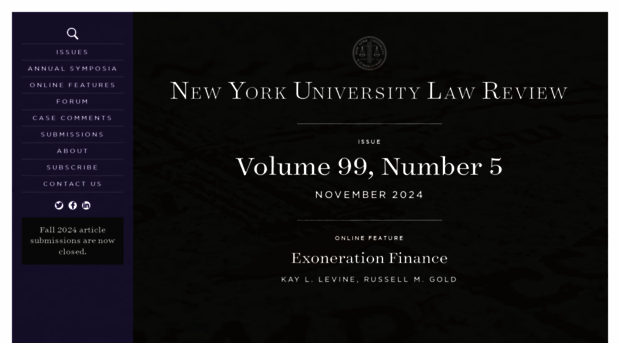 nyulawreview.org