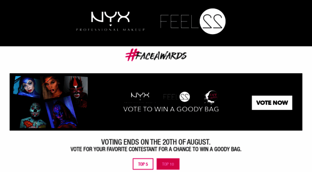 nyxcosmeticsfaceawards.feel22.com