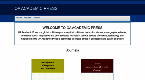 oaacademicpress.com