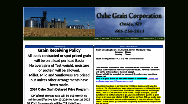 oahegraincorp.com