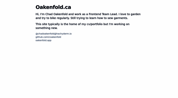 oakenfold.ca