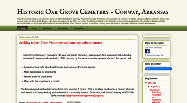 oakgrovecemetery.net