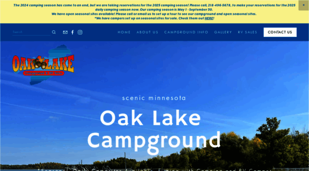 oaklakecampground.com