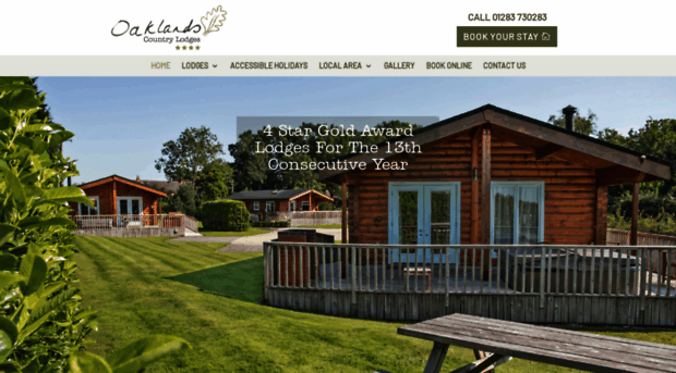 oaklandscountrylodges.co.uk