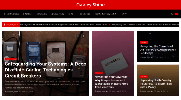 oakleyshine.com