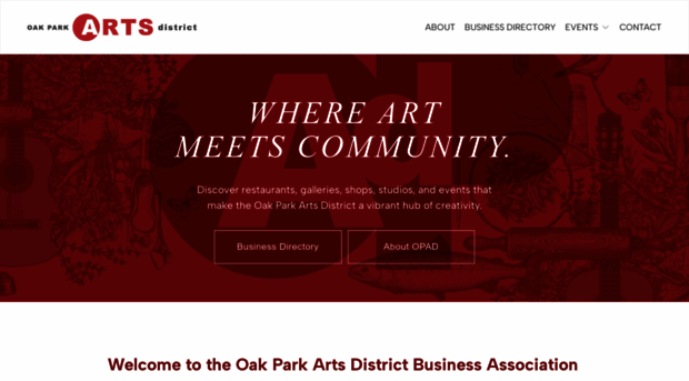 oakparkartsdistrict.com
