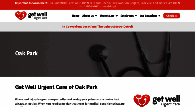 oakparkurgentcareclinic.com