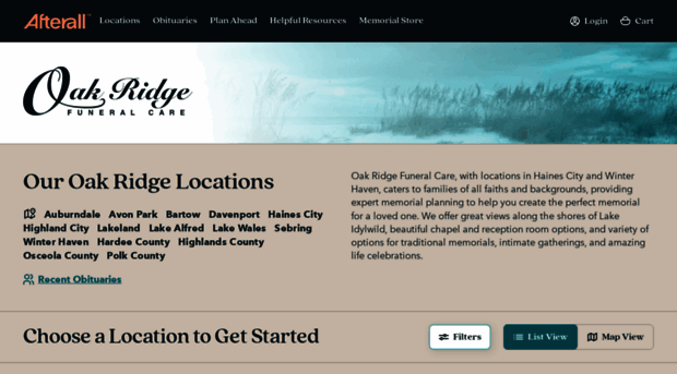 oakridgefuneralcare.com