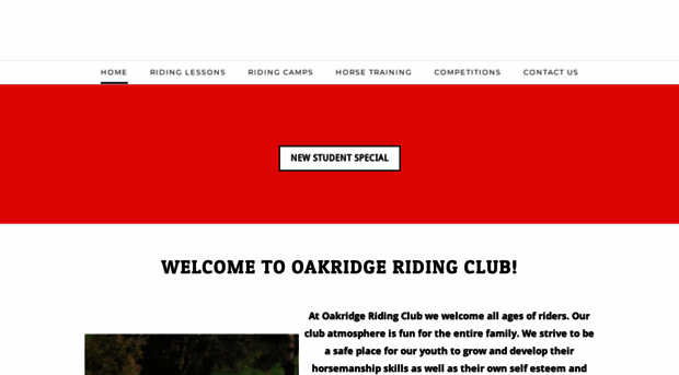 oakridgeridingclub.net