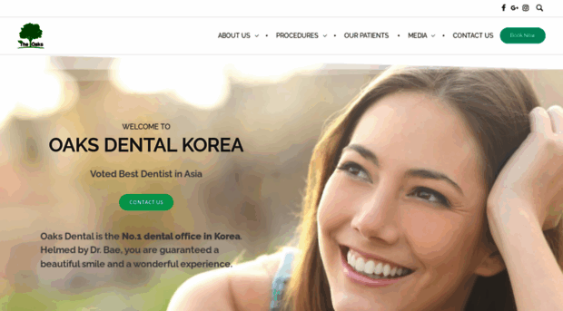 oaksdentalkorea.com