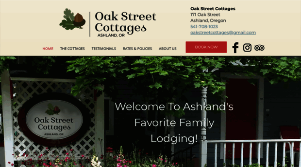 oakstreetcottages.com