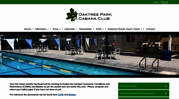 oaktreeparkcabanaclub.com