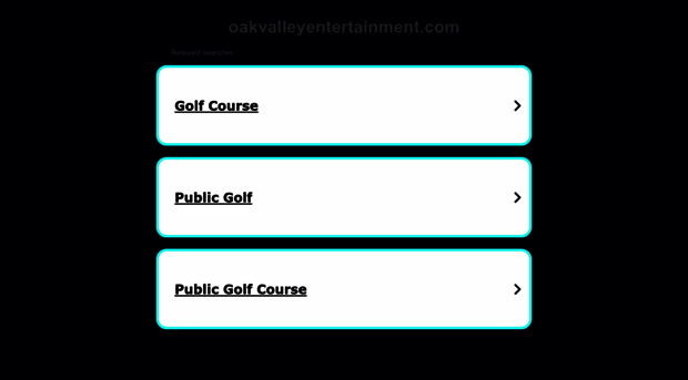 oakvalleyentertainment.com