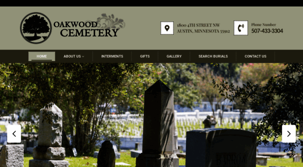 oakwoodcemeteryaustin.com