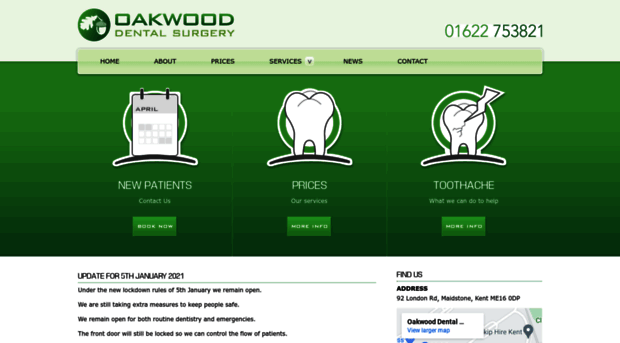 oakwooddentalsurgery.co.uk