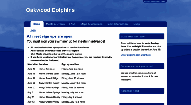 oakwooddolphins.swimtopia.com