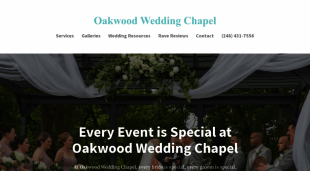 oakwoodweddingchapel.com