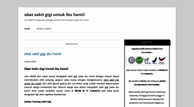 obatsakitgigiuntukibuhamil.wordpress.com
