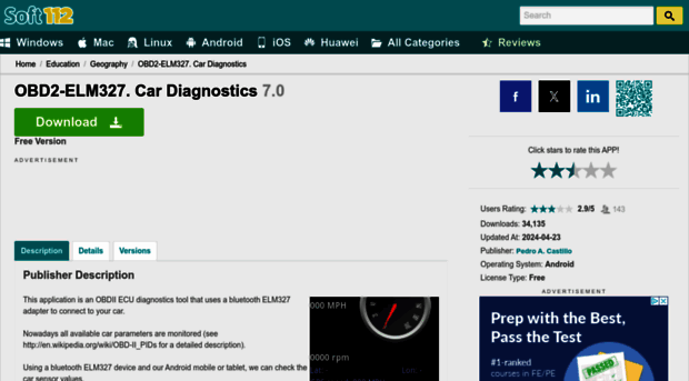 obd2-elm327-car-diagnostics.soft112.com