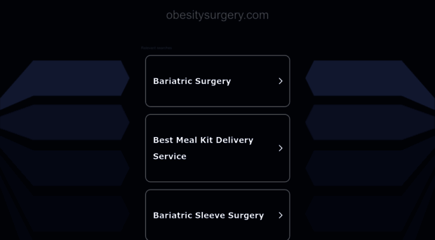 obesitysurgery.com