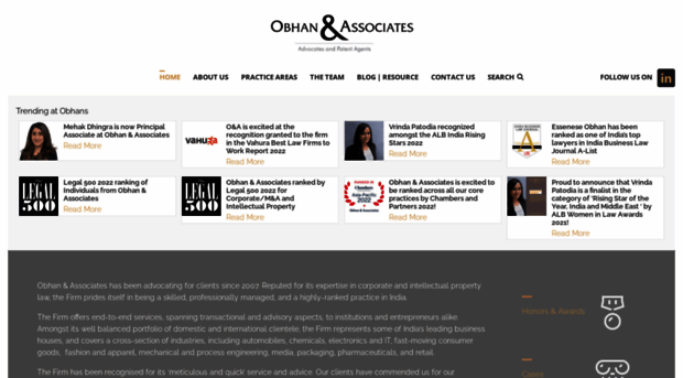 obhanandassociates.com