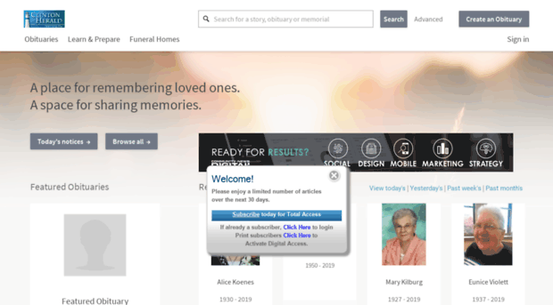 obituaries.clintonherald.com