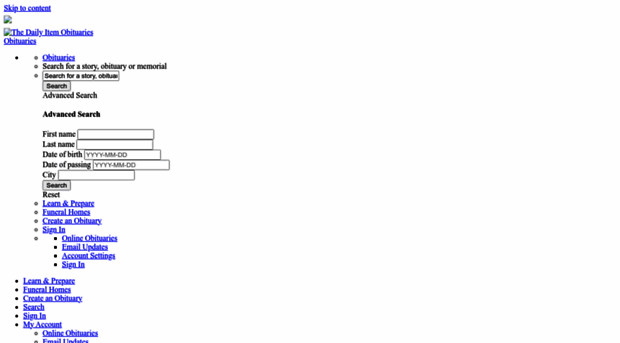obituaries.dailyitem.com
